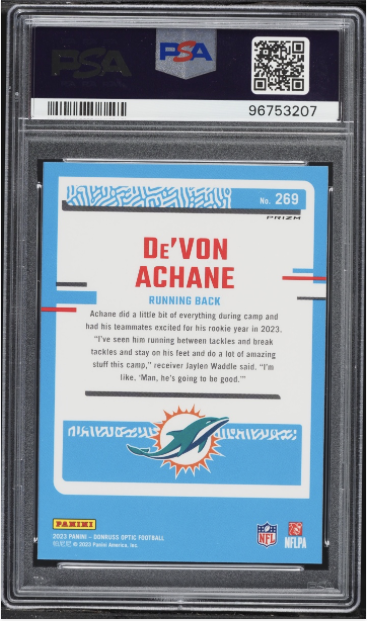 De'von Achane — back